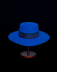 Wisdom | Electric Blue Spanish Alpaca Wool Hat