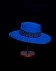 Wisdom | Electric Blue Spanish Alpaca Wool Hat