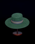 Love | Hunter Green Spanish Alpaca Wool Hat