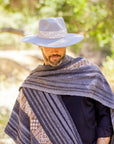 Peace | Grey Western Alpaca Wool Hat