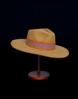 Happiness | Beige Western Alpaca Wool Hat