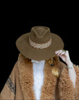 Surrender | Chestnut Western Alpaca Wool Hat