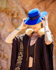 Wisdom | Electric Blue Spanish Alpaca Wool Hat