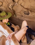 Intuition | Meadow Green Western Alpaca Wool Hat