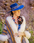 Vitality | Denim Western Alpaca Wool Hat