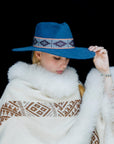 Vitality | Denim Western Alpaca Wool Hat