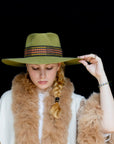 Intuition | Meadow Green Western Alpaca Wool Hat