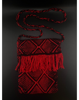 Red Huni Kuin Sling Purse