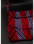 Red + Amethyst Huni Kuin Sling Purse