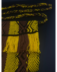 Yellow + Brown Huni Kuin Sling Purse