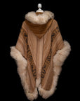 Cosmic Prayer | Baby Alpaca Cape with Hood | 891H