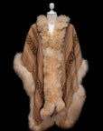 Cosmic Prayer | Baby Alpaca Cape with Hood | 891H
