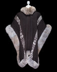 Guardians of Life | Black Signature Alpaca Fur Cape 962