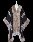 Guardians of Life | Black Signature Alpaca Fur Cape 962