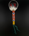 Cocoa Shipibo Beaded Shaker