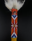 Cocoa Shipibo Beaded Shaker