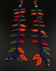 Curica Beaded Vine Huni Kuin Earrings