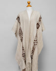 Sacred Spirit | Cream Baby Alpaca Fringe Cape 022