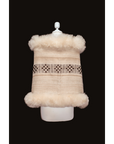 Universal Harmony | Cream Baby Alpaca Fur Wrap 017
