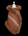 Tawa Qocha Blessing | Brown Alpaca Fur Wrap 044