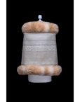 Lagoon Purification | Cream Alpaca Fur Wrap 039