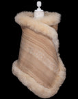 Ancestral Guardian | Tan Alpaca Fur Wrap 73