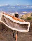 Sacred Balance | Espresso Baby Alpaca Fur Wrap 021