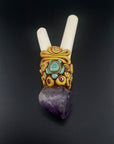 Turtle Kuripe with Bone | Huni Kuin