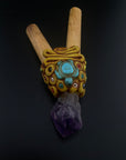 Turtle Kuripe with Palo Santo Wood | Huni Kuin