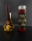 Bear + Snake Kuripe with Medicine Holder - Various Styles