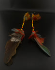 Yellow Huni Kuin Feather Earring