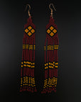 Txere Beru Garent Beaded Huni Kuin Earrings