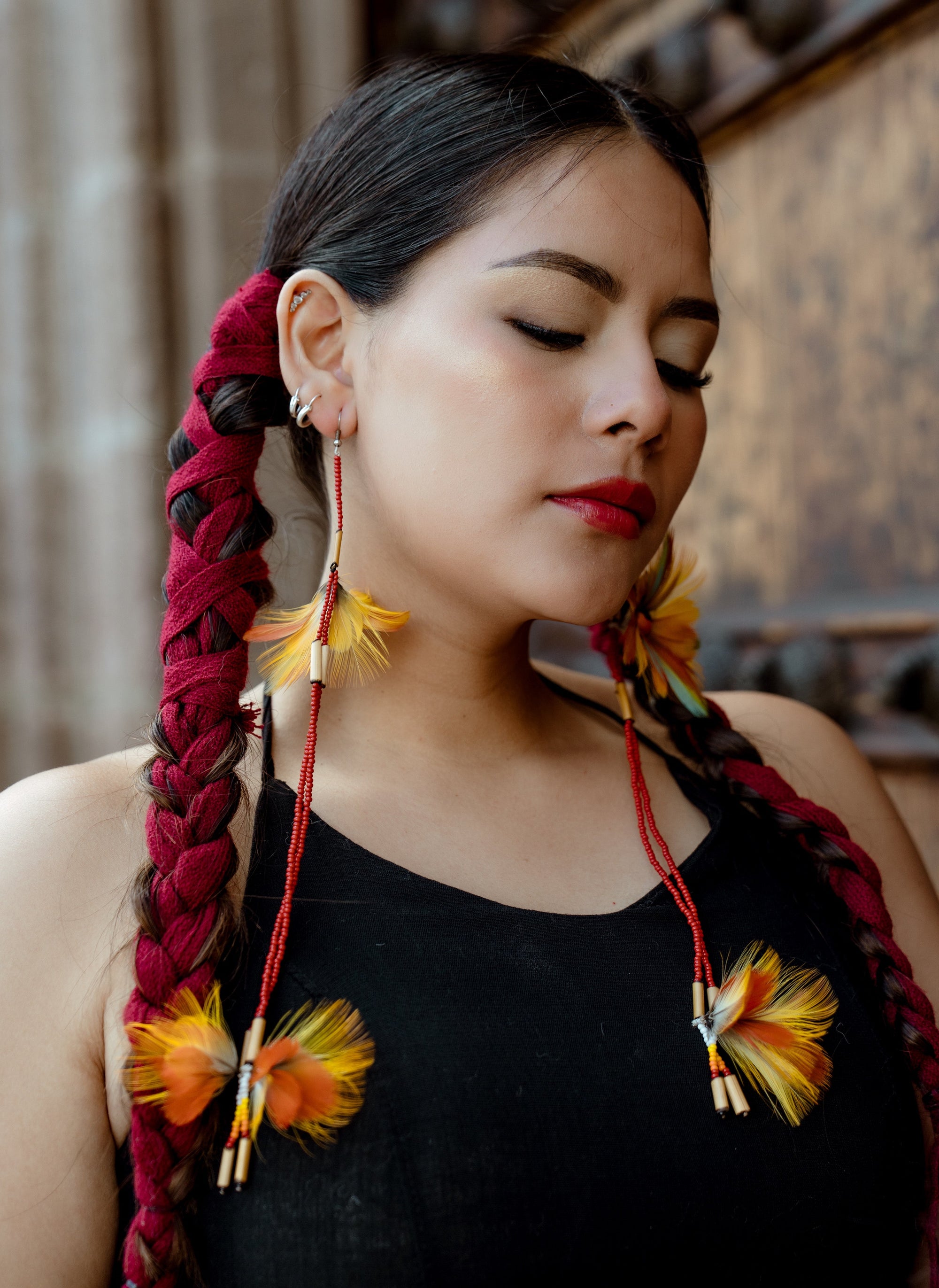 Feather Earrings
