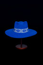Resilience | Electric Blue Western Alpaca Wool Hat
