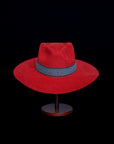 Protection | Red Western Alpaca Wool Hat