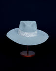 Peace | Grey Western Alpaca Wool Hat