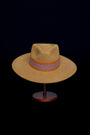 Happiness | Beige Western Alpaca Wool Hat