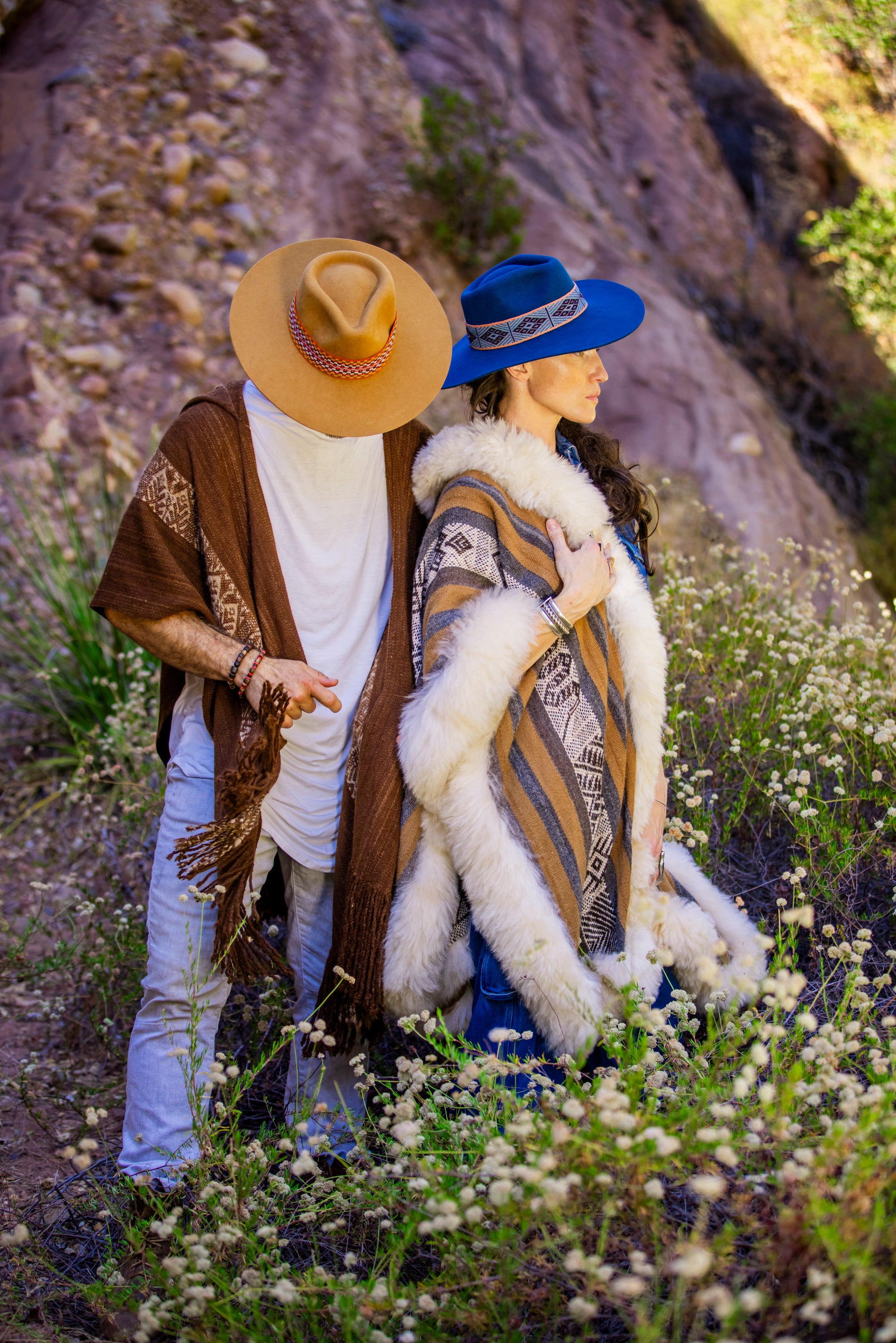 Vitality | Denim Western Alpaca Wool Hat