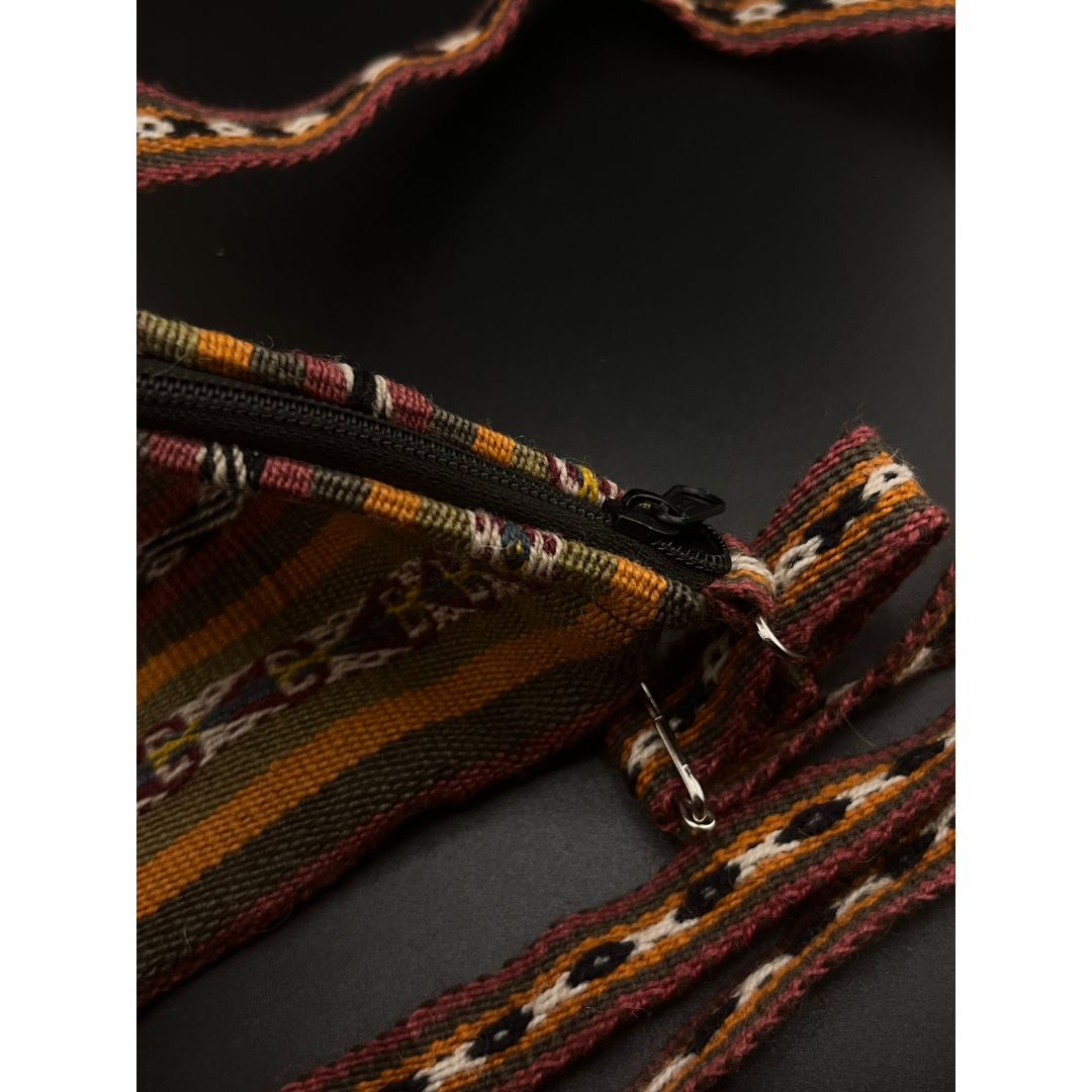 Sacred Path | Quechua Woven Sling Purse – Baby Alpaca Wool