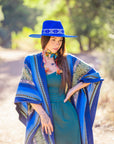 Resilience | Electric Blue Western Alpaca Wool Hat