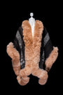 Rising Prayer | Black Baby Alpaca Fur Cape 854