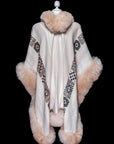 Sacred Life | Cream Baby Alpaca Fur Cape 857