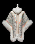 Shipibo Embroidered Cape 917 | Baby Alpaca