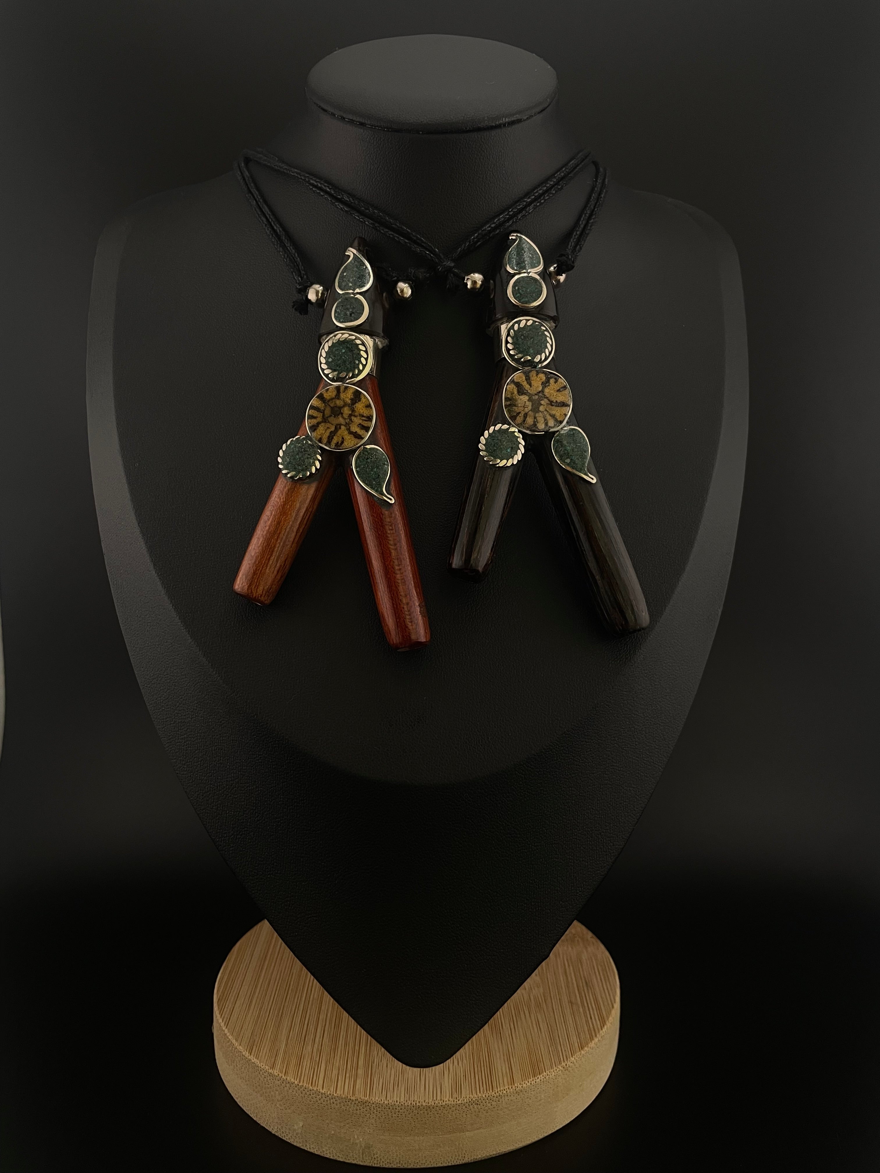 Chonta Wood Kuripe Necklaces | Huni Kuin – Mama Ayni
