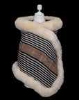 Apu Spirit Bridge | Striped Alpaca Fur Wrap 059