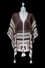 Ch'umpi Alpaca Knit Cape 04