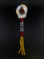 Cream & Gold Shipibo Beaded Shaker