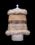 Heavenly Guide | Golden Baby Alapca Fur Wrap 018