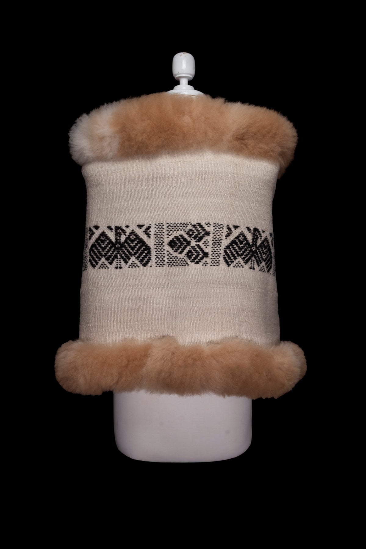 Sacred Vision | Cream Alpaca Fur Wrap 75