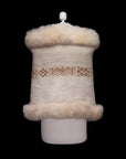 Bridge of Life | Cream Alpaca Fur Wrap 81